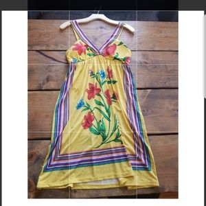 Tropical Yellow Dress